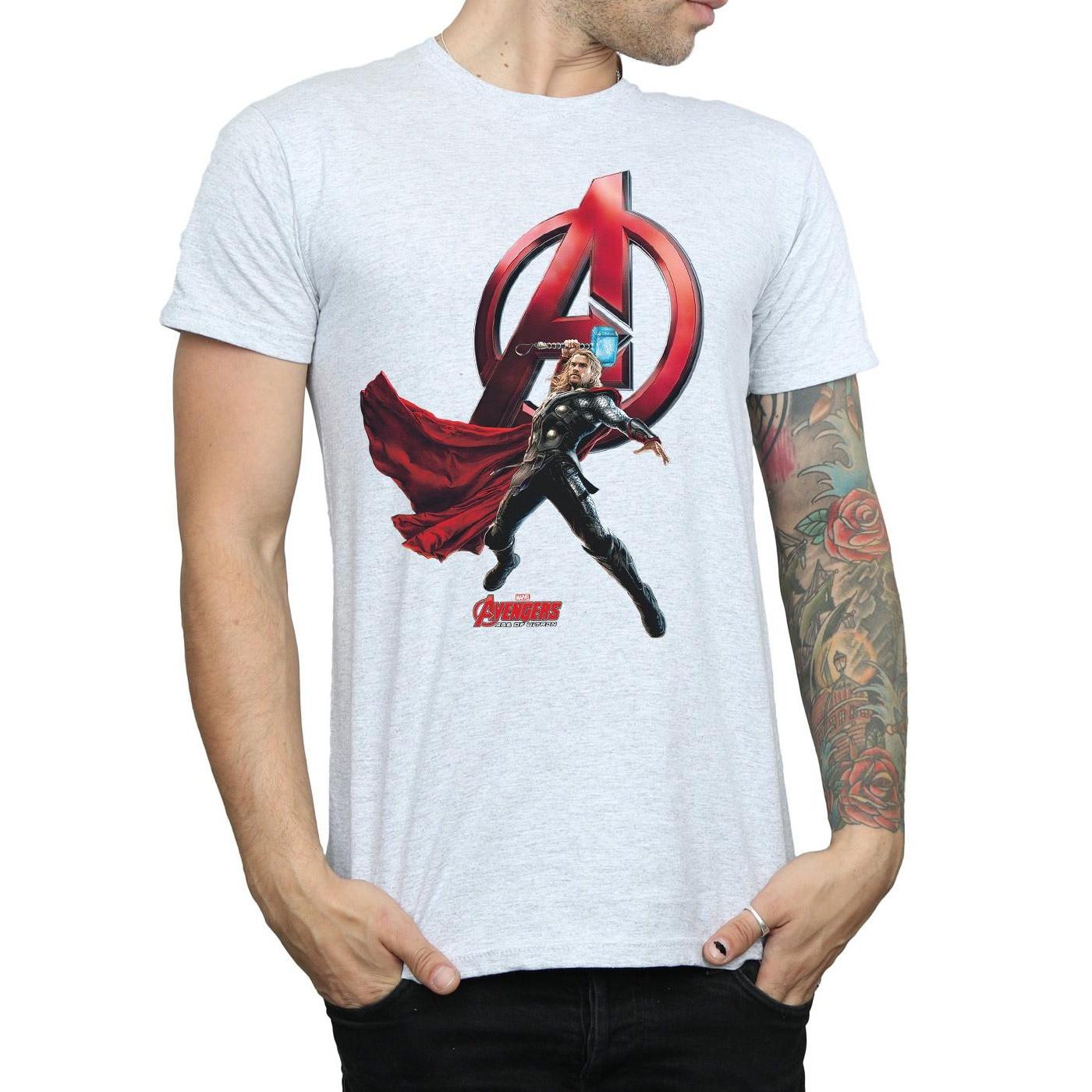 THOR Avengers Action Pose Logo T-Shirt  