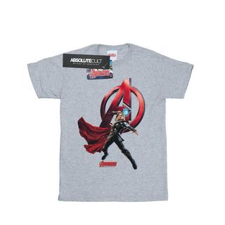 THOR Avengers Action Pose Logo T-Shirt  