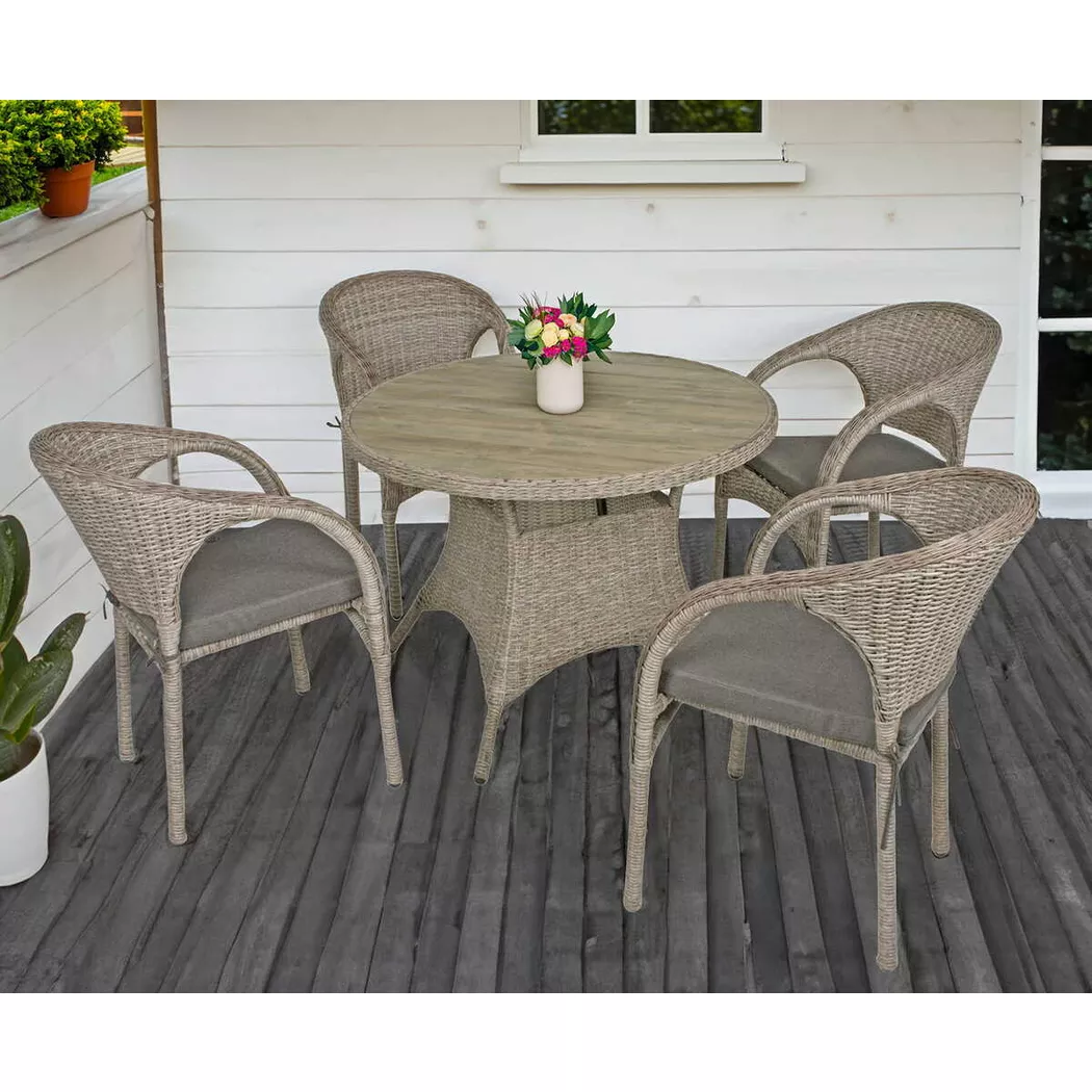 mutoni pleasure - Garten Essgruppe Bastia (5-tlg), One Size