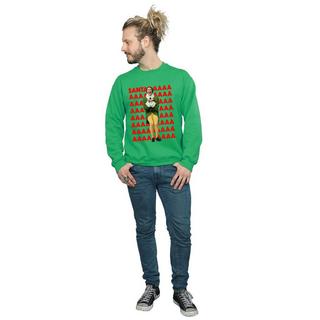 Elf  Buddy Santa Scream Sweatshirt 