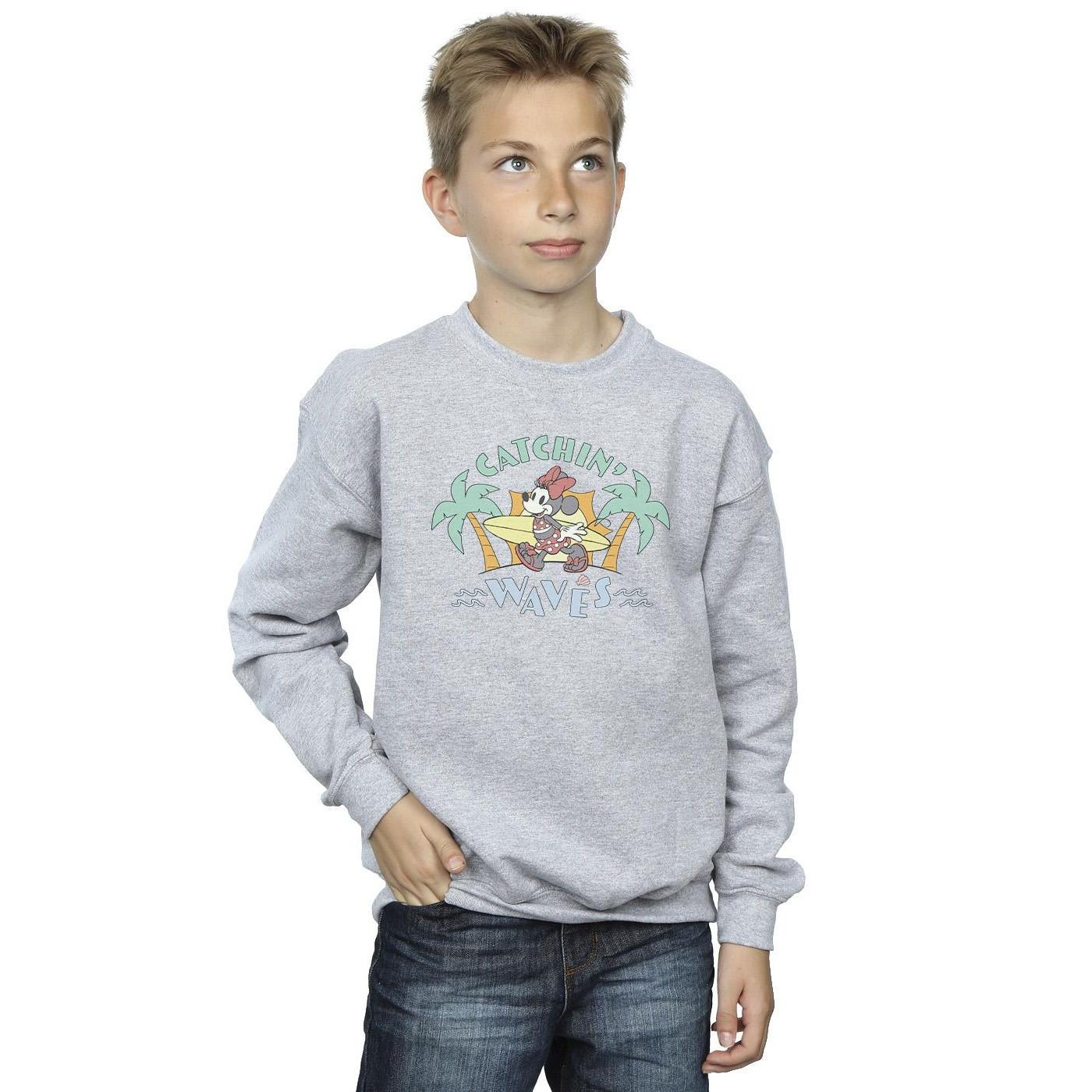 Disney  Minnie Mouse Catchin Waves Sweatshirt 