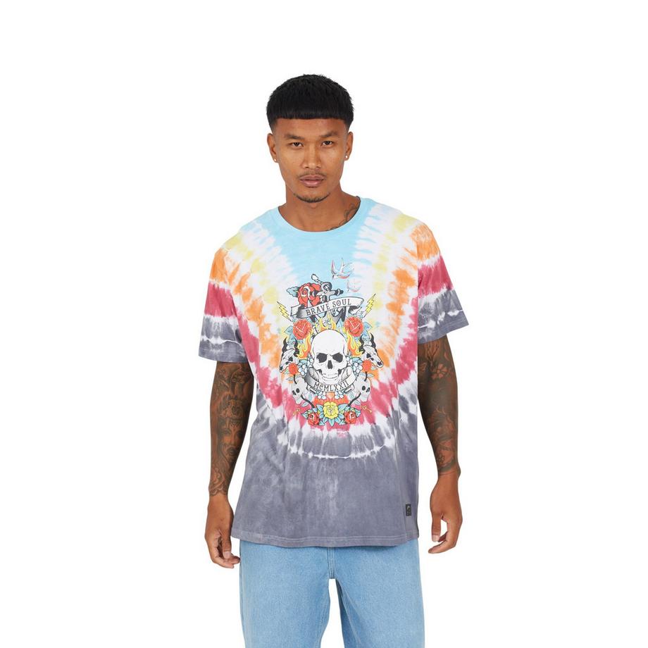 Maglietta Oversize Tie Dye Girocollo