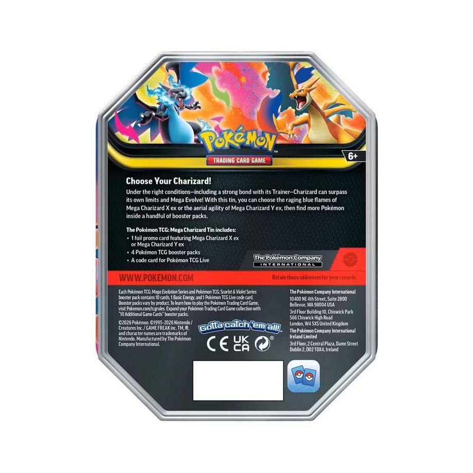 Pokémon  Spring ex Tin Mega Dracaufeu - DE 