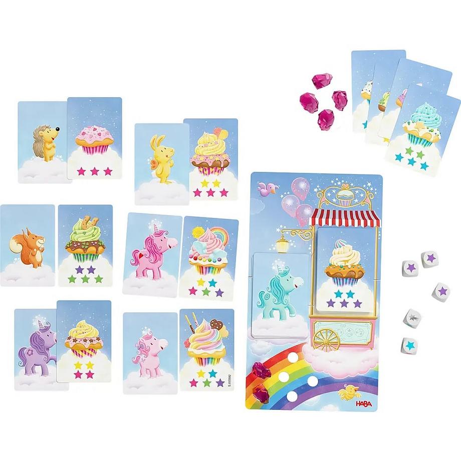 HABA  Einhorn Glitzerglück - Magischer Würfelspass 