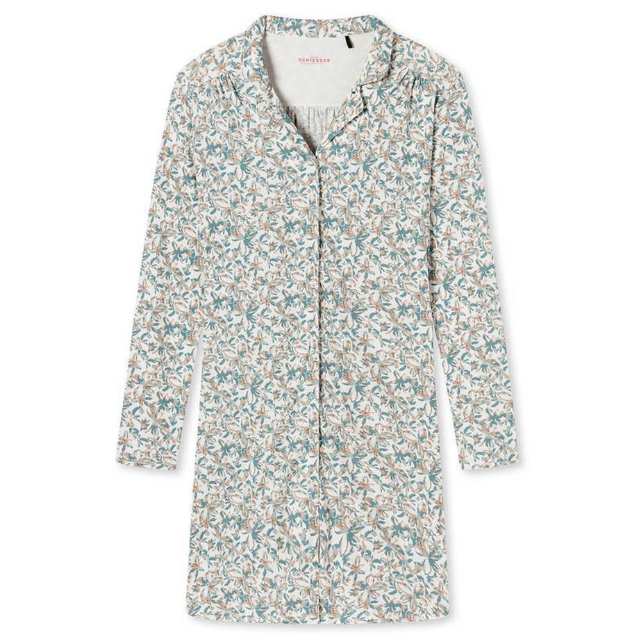 Schiesser Camicia da Notte Modal Maniche Lunghe  