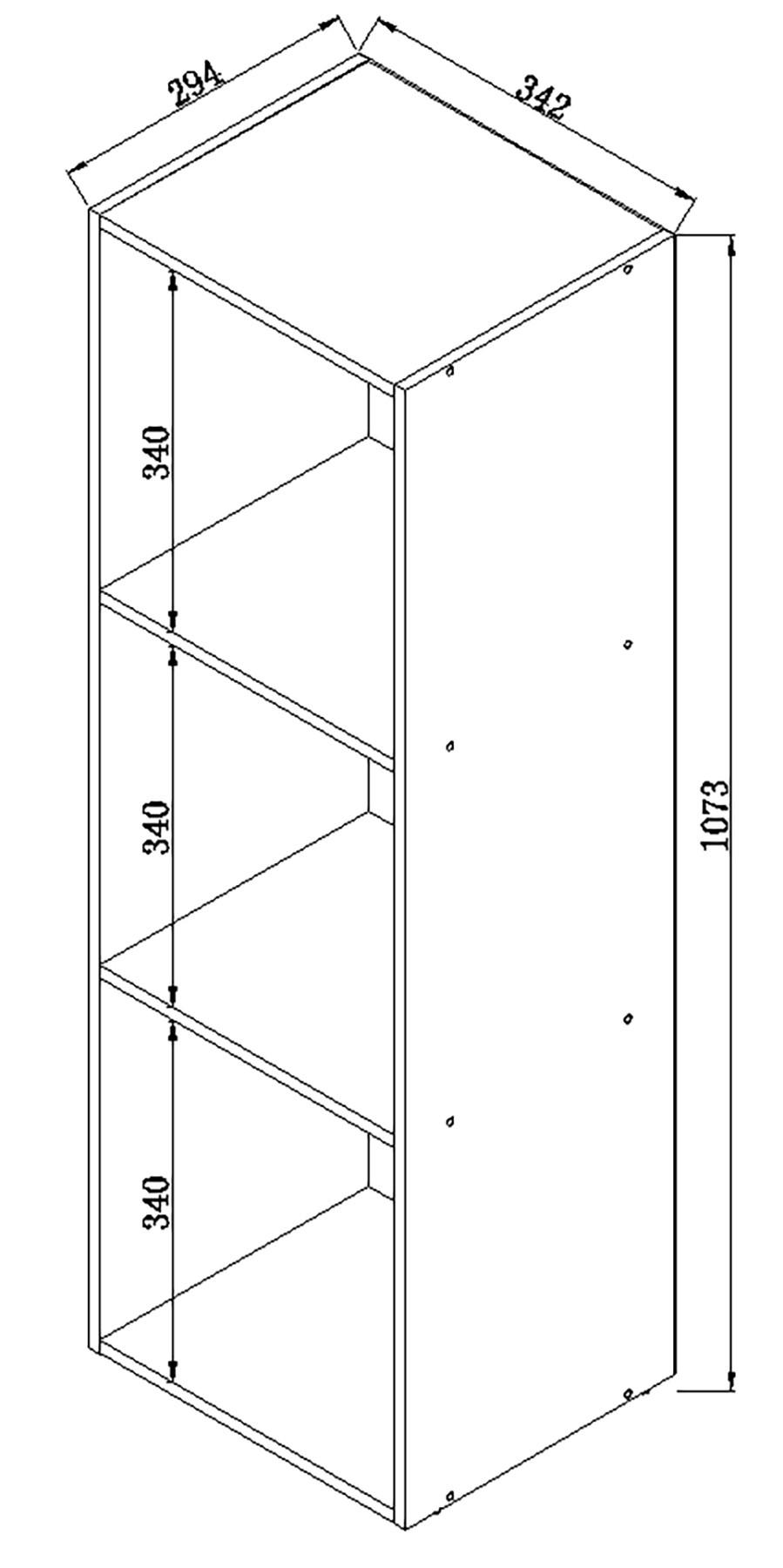 VCM Bois Disques vinyles LP Stand Étagère d'archivage Support de rangement Platto 3 compartiments  