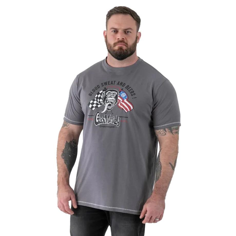 Duke Jasper D555 Gas Monkey Maglietta Kingsize  