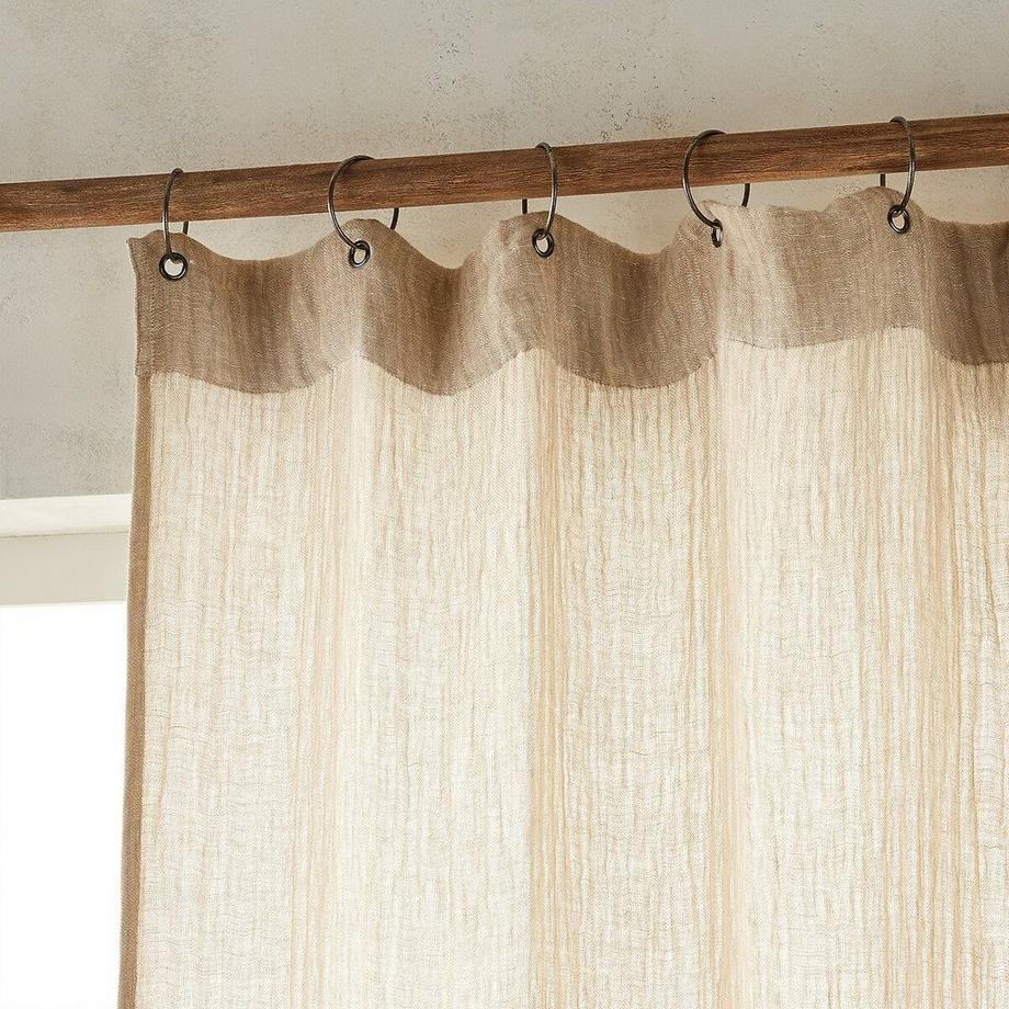 AM.PM  Voilage gaze de coton/lin 