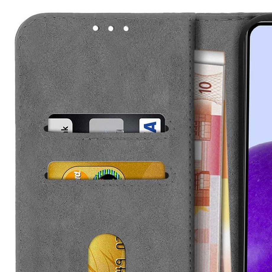 Avizar  Custodia folio per Galaxy A72 Grigia 