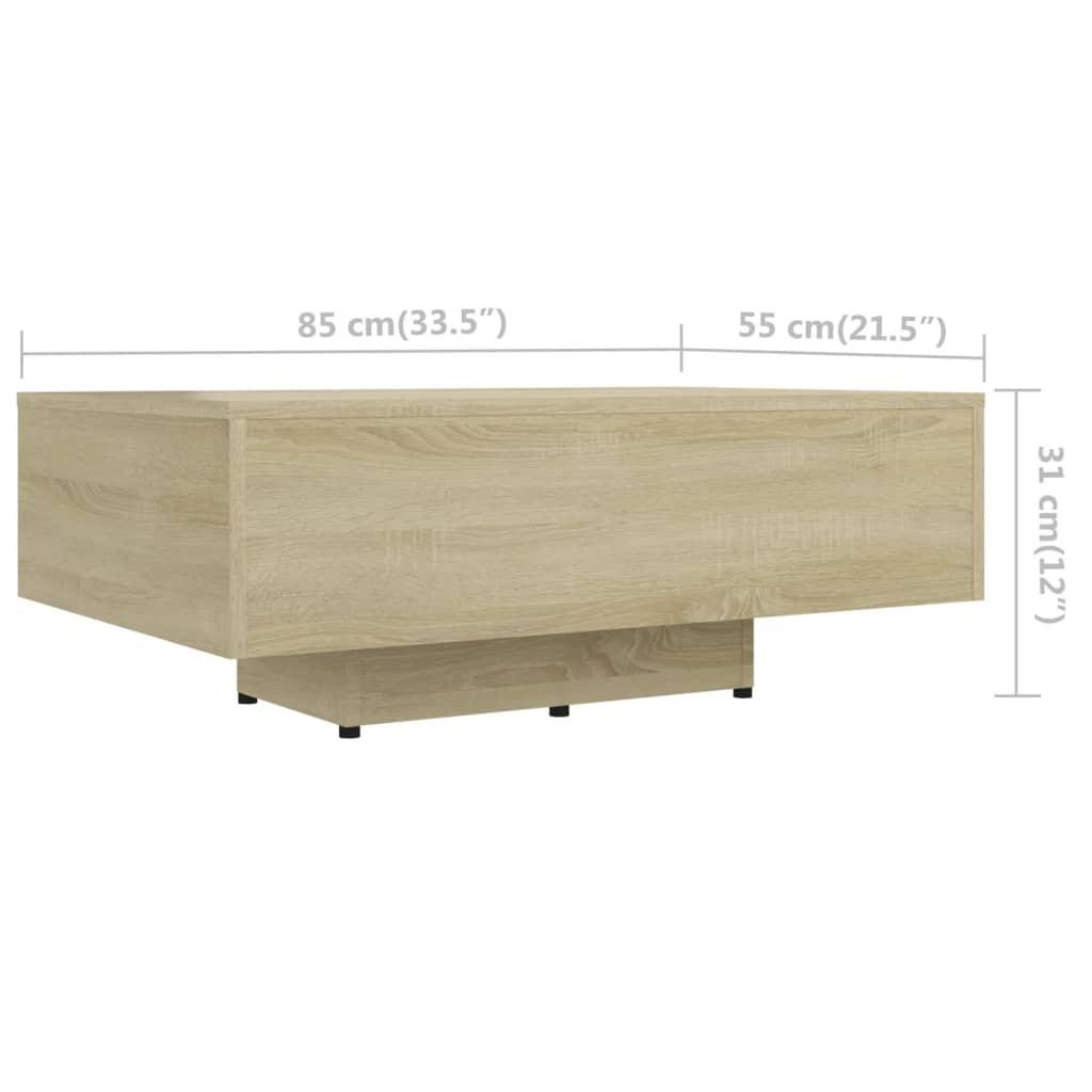 VidaXL Table basse bois d'ingénierie  