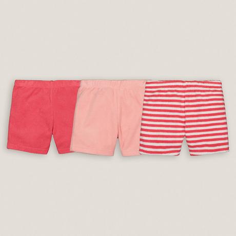 La Redoute Collections  Lot de 3 shorts en éponge 