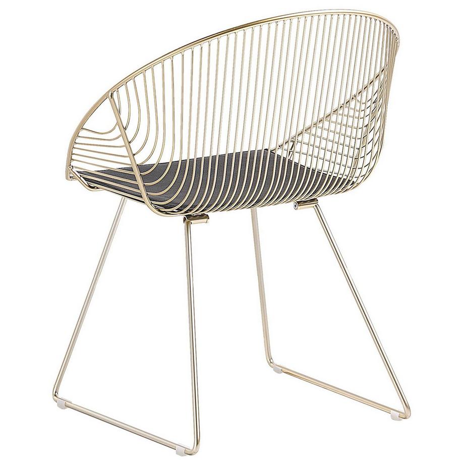 Beliani Set di 2 sedie da pranzo en Acciaio Industriale AURORA  