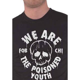 Fall Out Boy Poisoned Youth Totenkopf Print T-Shirt  