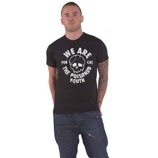 Fall Out Boy Poisoned Youth Totenkopf Print T-Shirt  