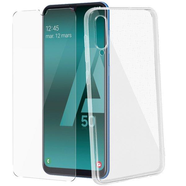 Avizar  Pack Coque + Film Galaxy A50 Transparent 