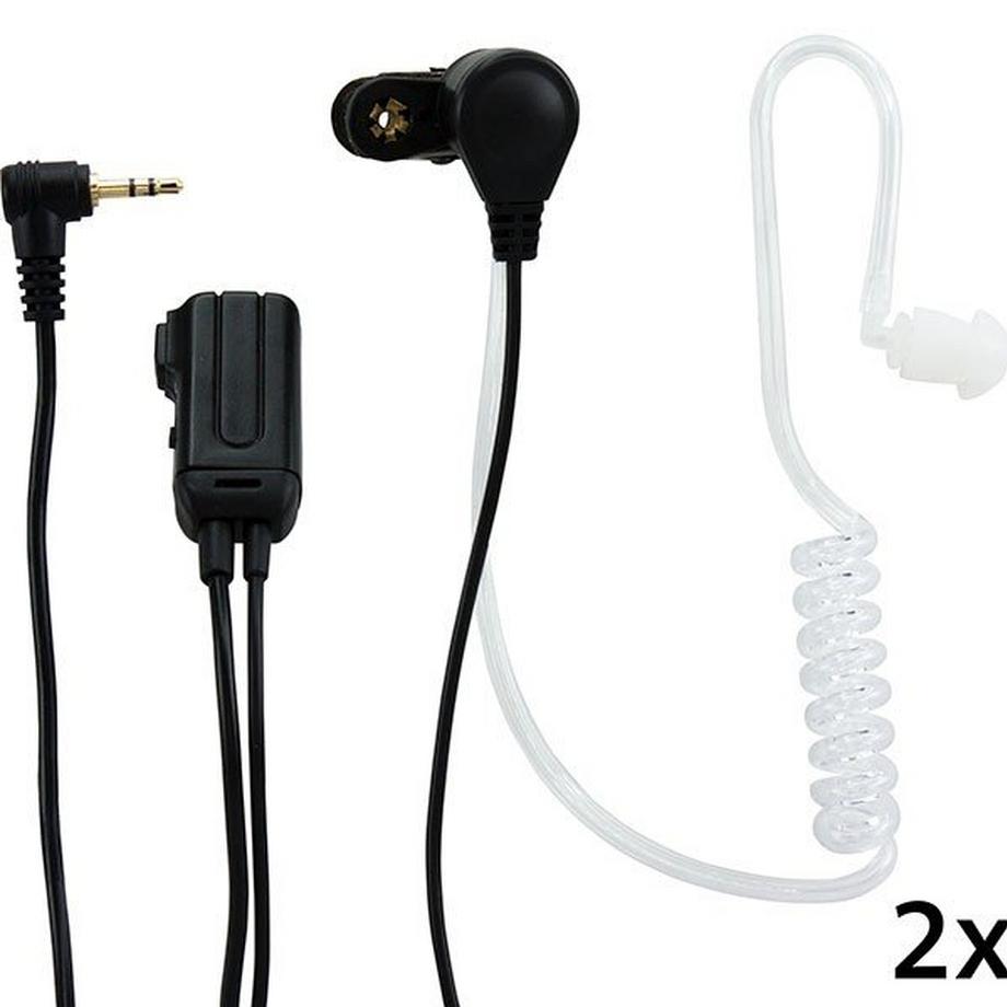 Alecto  Alecto FRH-10 DUO cuffia e auricolare Cablato In-ear Mirtillo, Trasparente 
