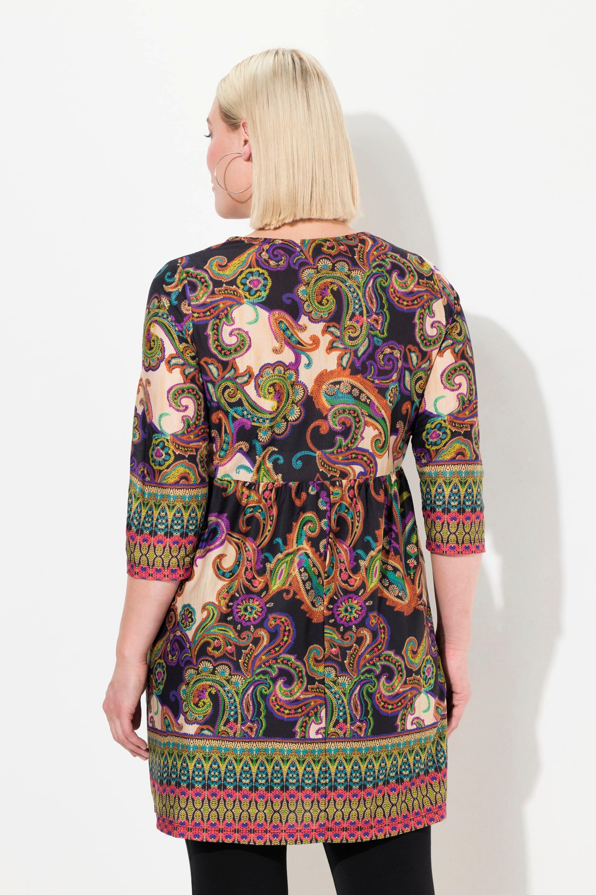 Ulla Popken Longshirt stampa Paisley  