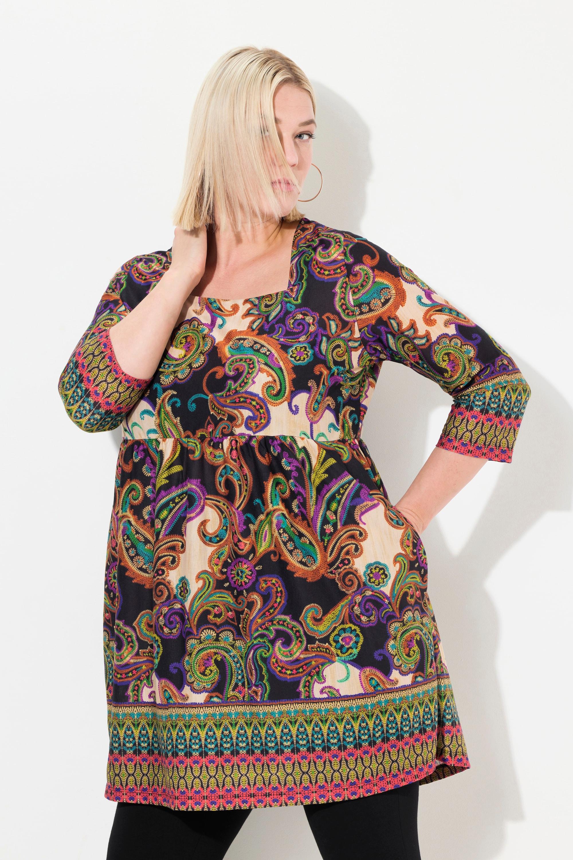 Ulla Popken Longshirt stampa Paisley  