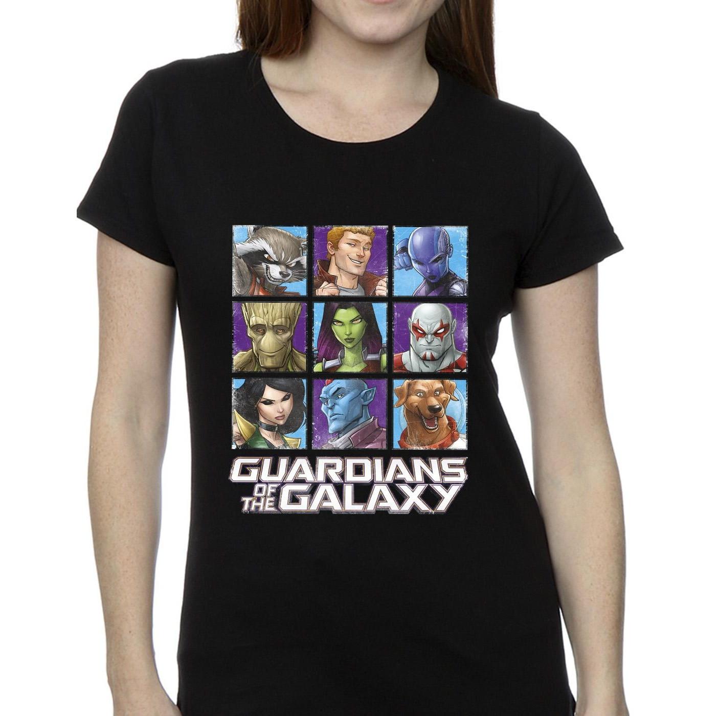 Guardians Of The Galaxy Guardians of the Galaxy Character Grid T-Shirt  