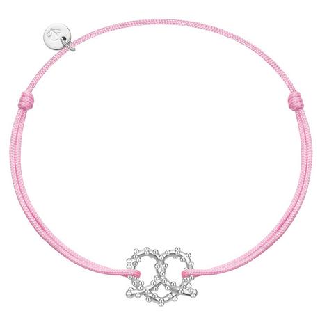 Glanzstücke München  Femme Bracelet Bretzel coeur 