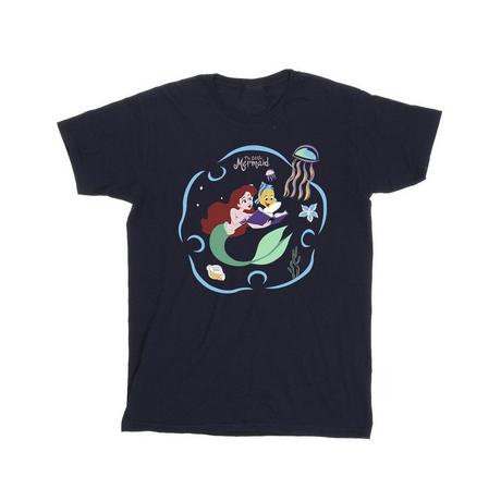 Disney  The Little Mermaid Reading A Book TShirt 