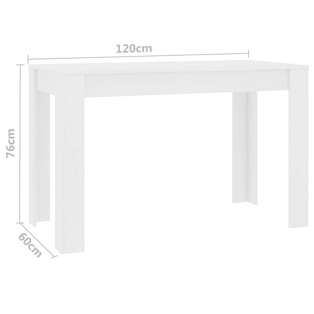 VidaXL Table de salle à manger bois d'ingénierie  