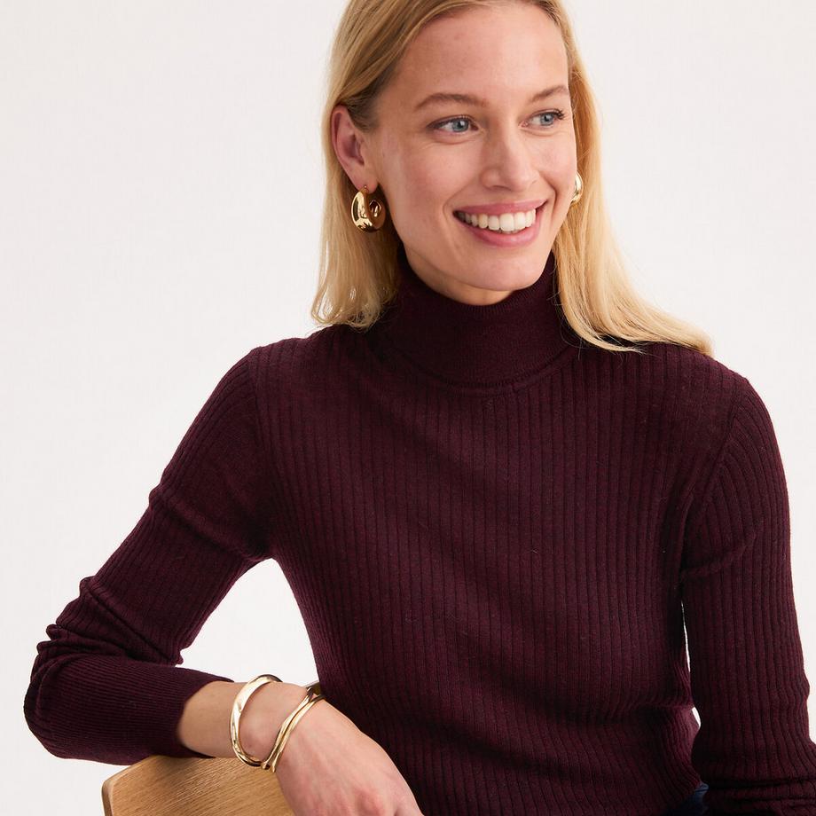 La Redoute Collections Pull Col Roulé Côtelé  