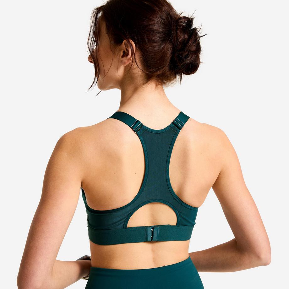 DECATHLON  Verstellbarer Sport-BH mit Schalen, starker Halt , petrolblau 