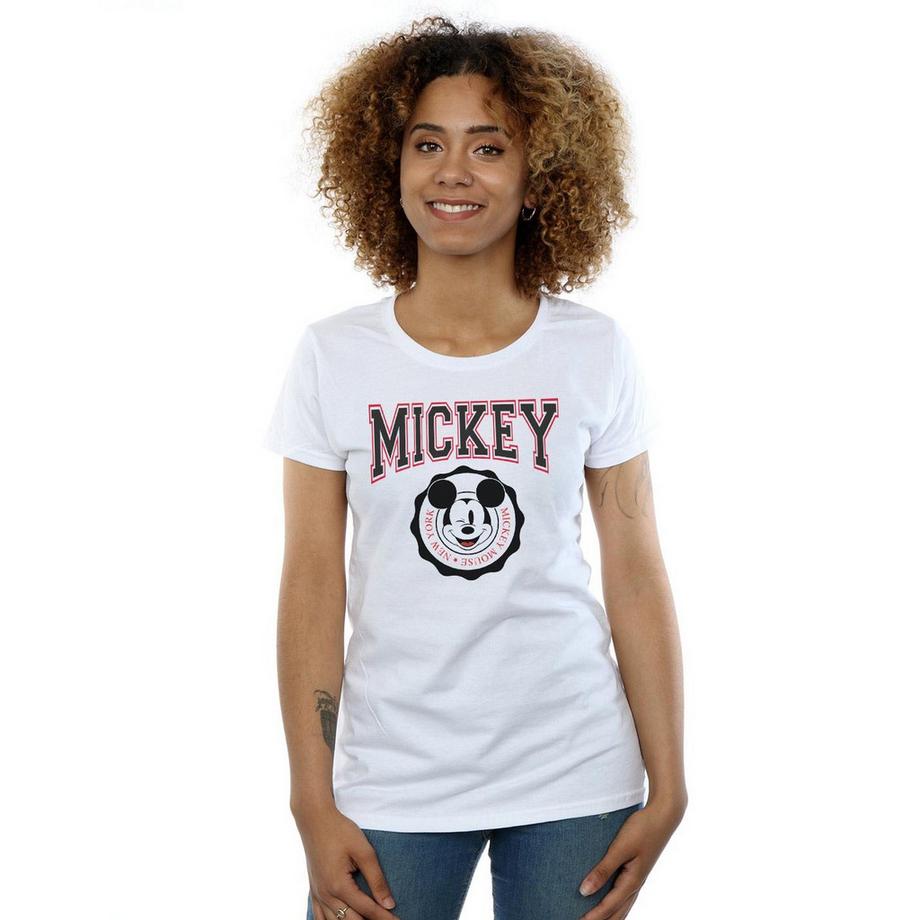Disney Mickey New York T-shirt stampata  