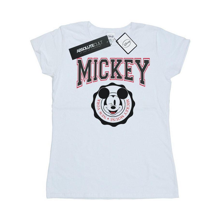 Disney Mickey New York T-shirt stampata  