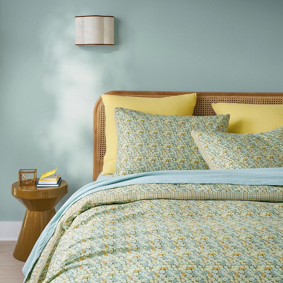 La Redoute Intérieurs Kumla Baumwoll-Musselin Kopfkissenbezug  