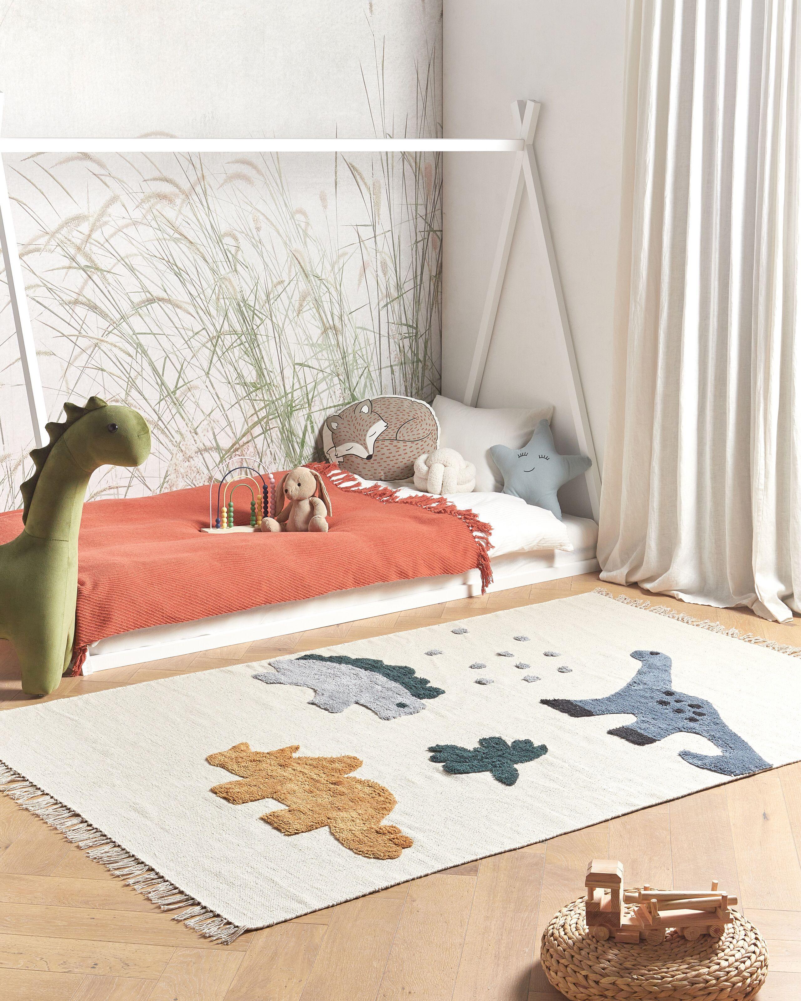 Beliani Tapis en Coton Moderne GHARTA  