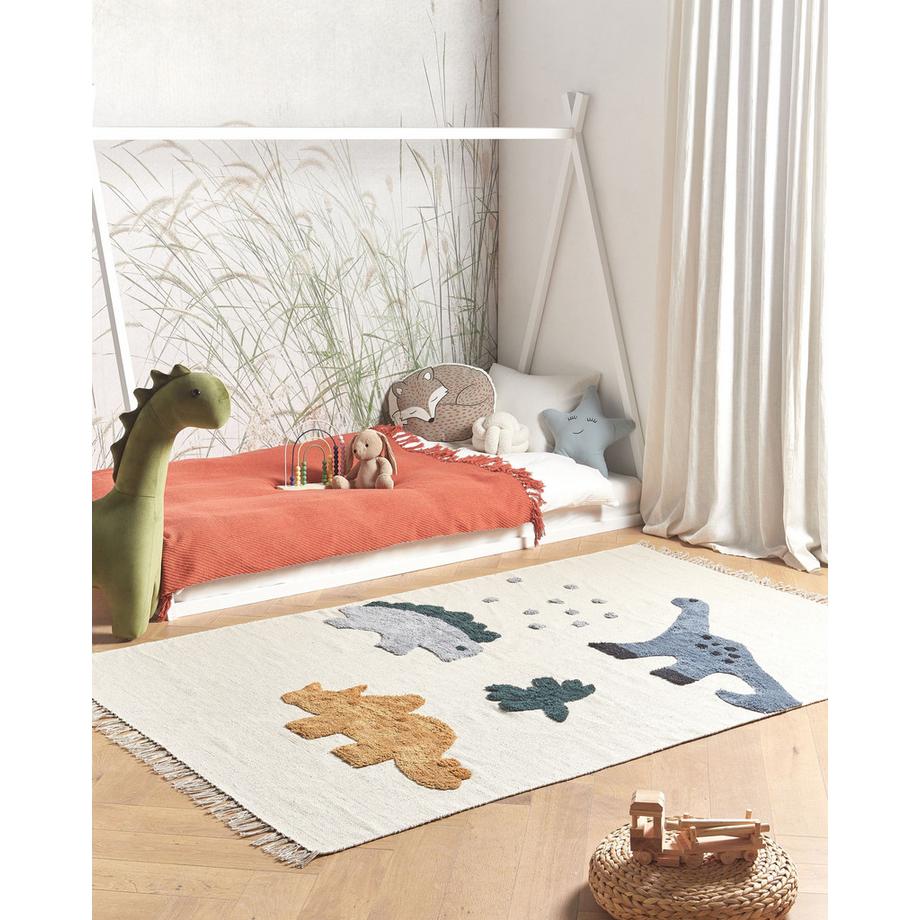 Beliani Tapis enfant en Coton Moderne GHARTA  