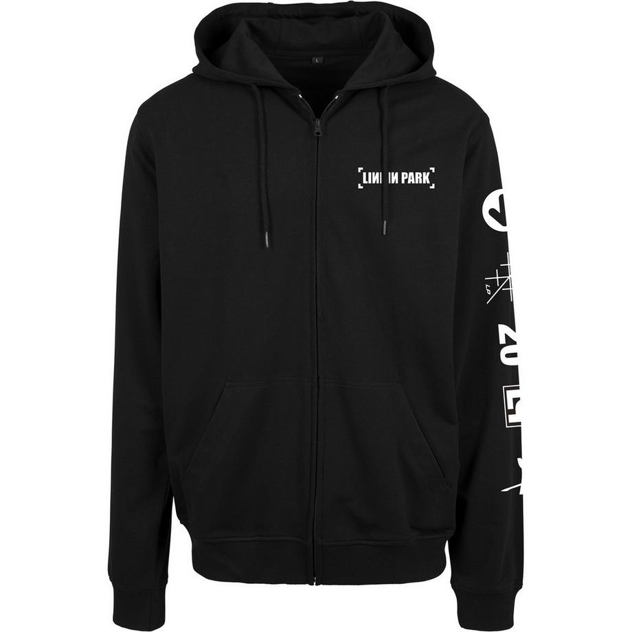 Sweatshirt linkin park anniversary logo zip