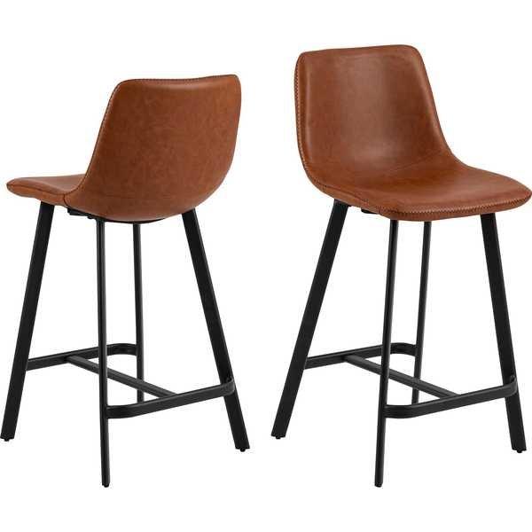 mutoni Tabouret de bar Oregon cognac  