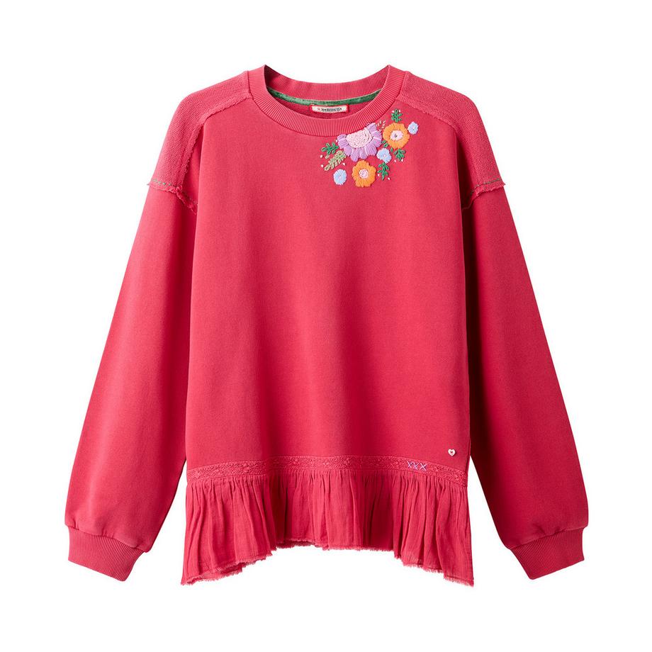 Joe Browns Sweat Brodé Fleuri à Ourlet Tissé Ellie  