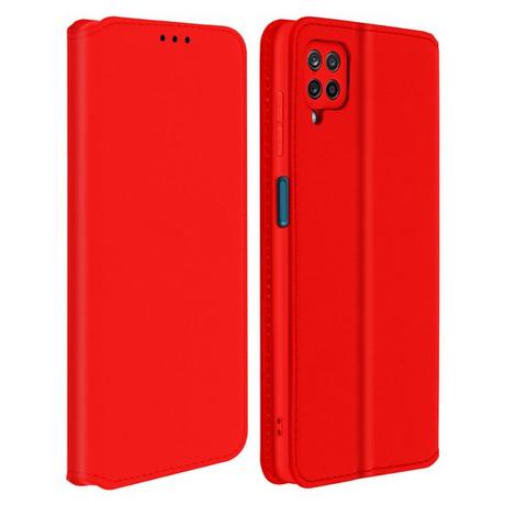 Avizar  Étui Samsung Galaxy A12 Folio Rouge 