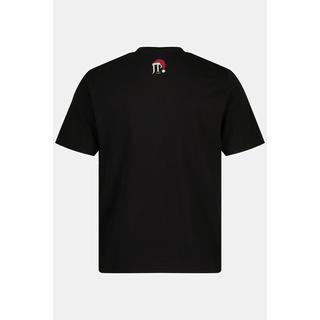 JP1880  T-shirt# à manches courtes, col rond et imprimé de Noël 