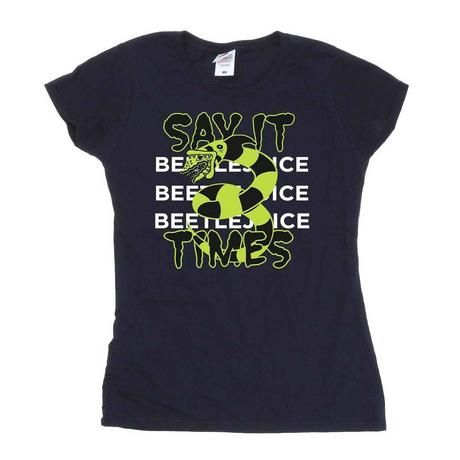 Beetlejuice Say It 3 Times T-Shirt  