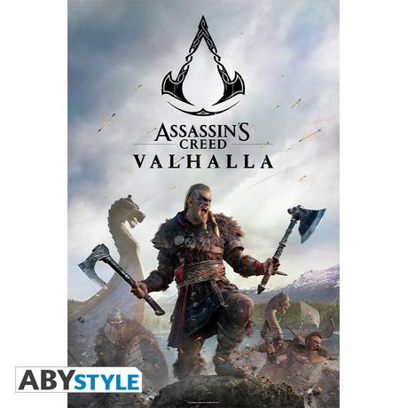 Abystyle Poster - Gerollt und mit Folie versehen - Assassin's Creed - Valhalla Raid  