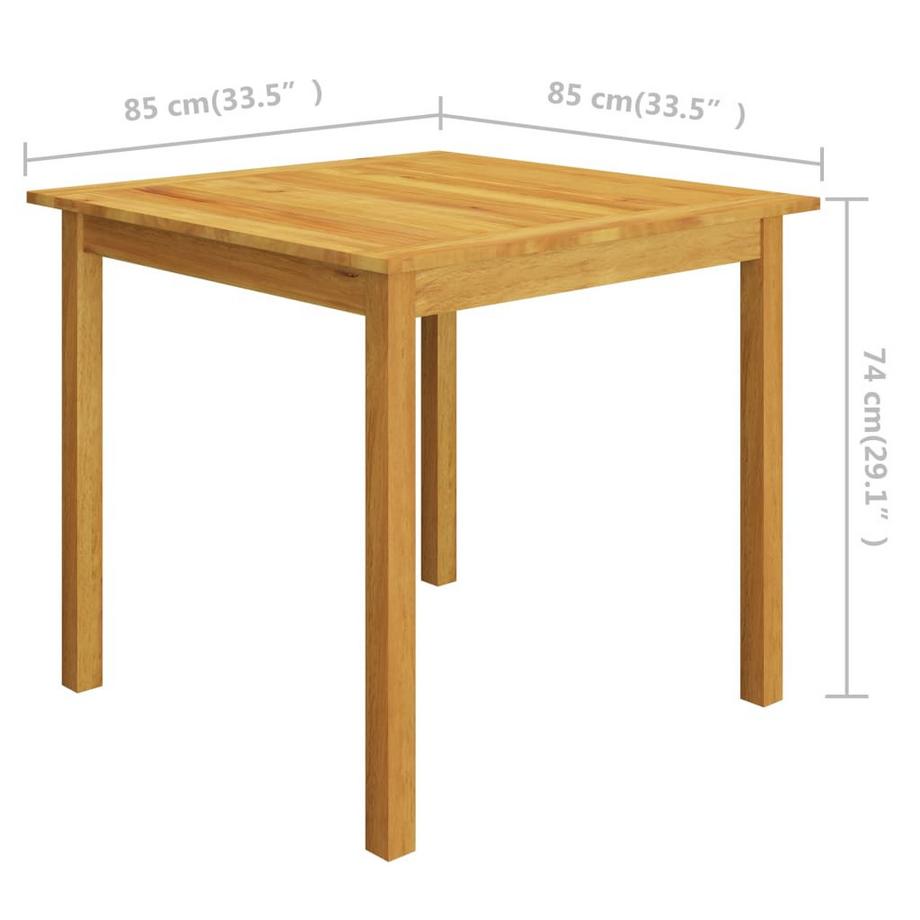 VidaXL Ensemble de salle à manger bois d'acacia  
