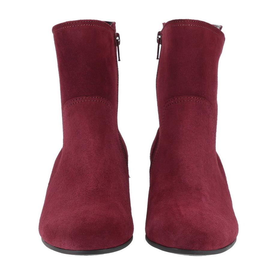Gabor Veloursleder Stiefelette mit Blockabsatz  