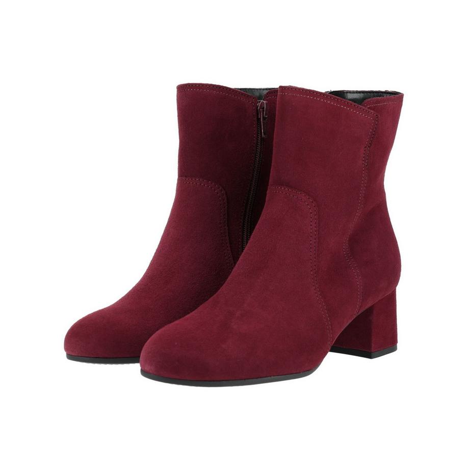 Gabor Veloursleder Stiefelette mit Blockabsatz  