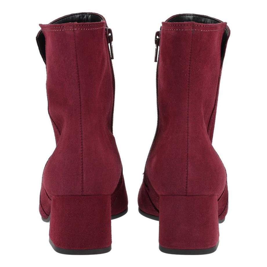 Gabor Veloursleder Stiefelette mit Blockabsatz  