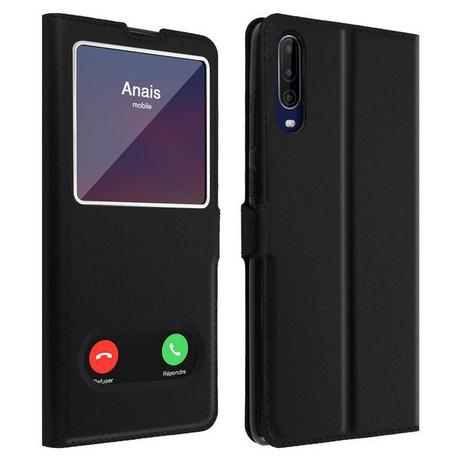 Avizar  Etui Wiko View 4 / 4 Lite Fenêtre Noir 