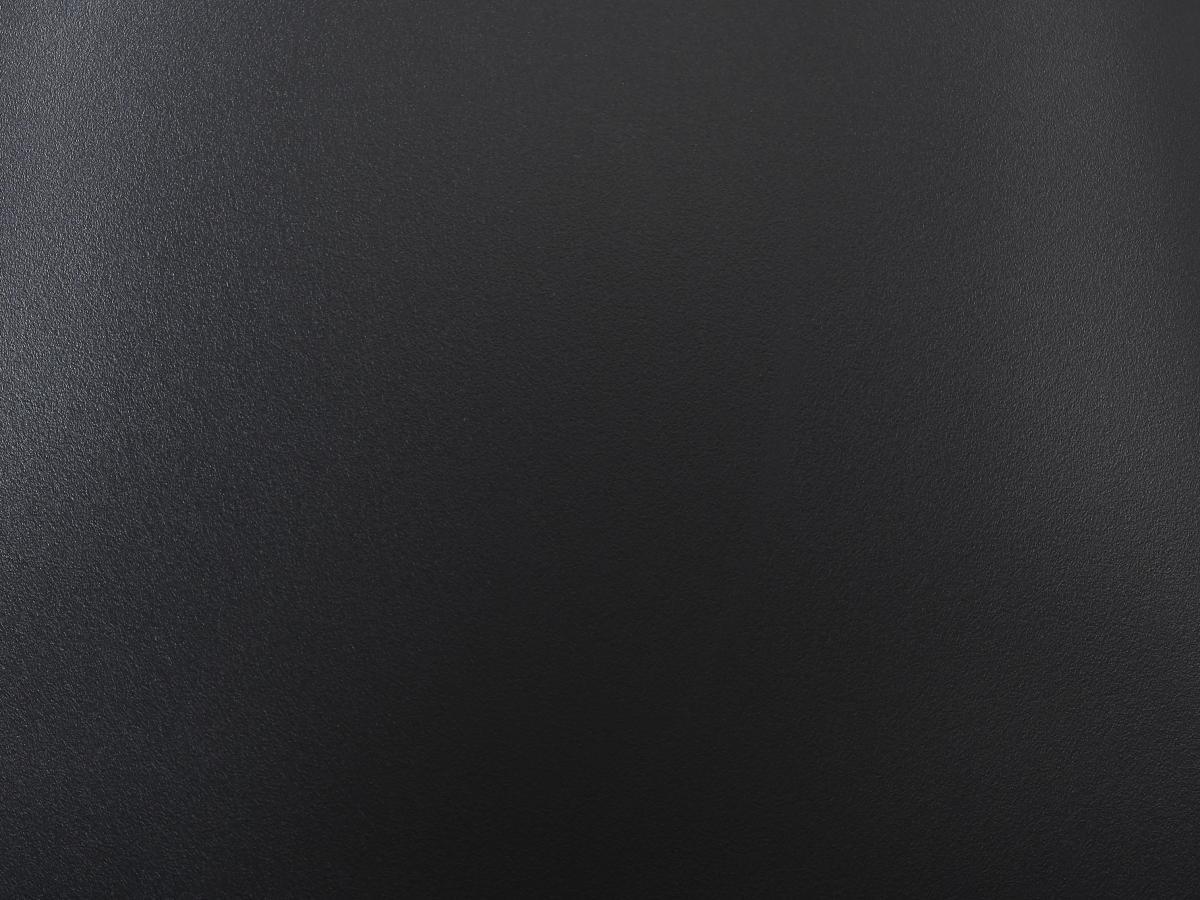 Vente-unique Sedia in Polipropilene, Similpelle e Metallo Nero - XAFY  