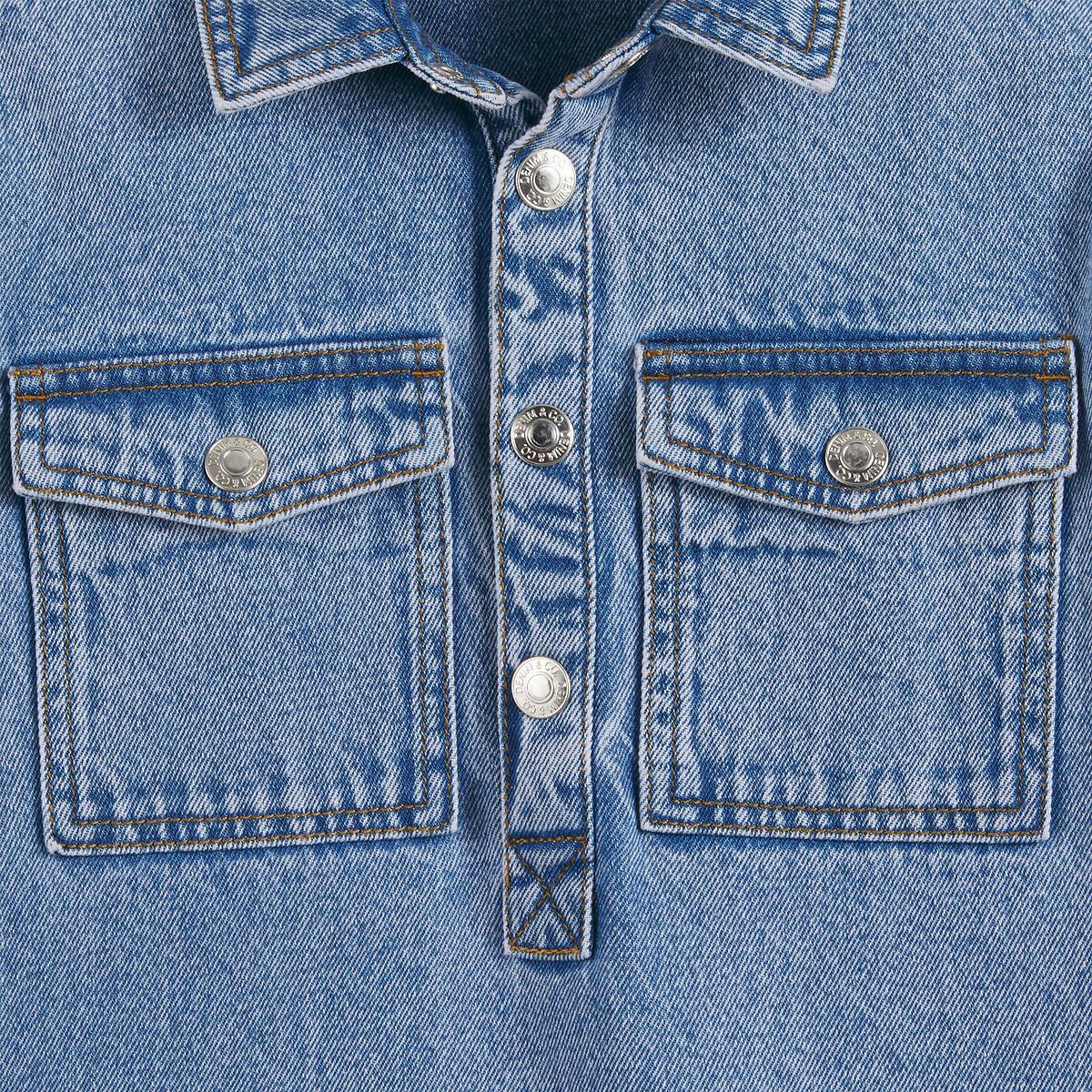 La Redoute Collections  Jeanskleid mit langen Ärmeln 