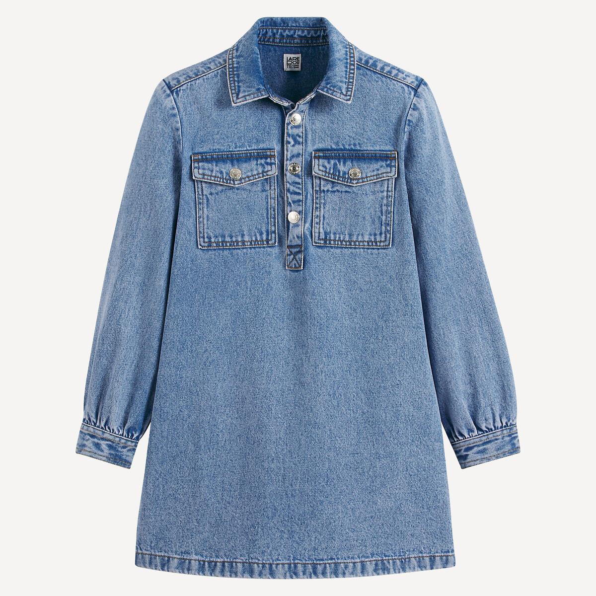 La Redoute Collections  Jeanskleid mit langen Ärmeln 