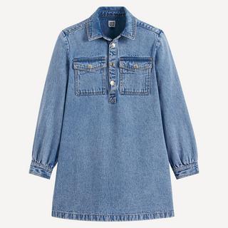 La Redoute Collections  Jeanskleid mit langen Ärmeln 