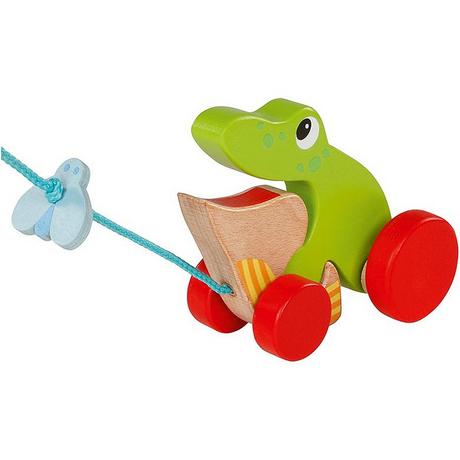 goki  Baby Ziehtier Frosch 